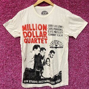 Sun Records Company Million Dollar Quartet T-Shirt Size Small